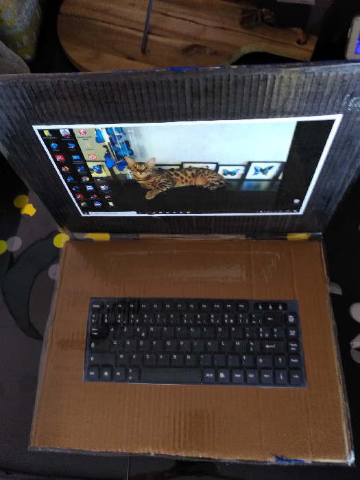 Carton Pc Customize Le PC en carton :: Parentalité sans tabou